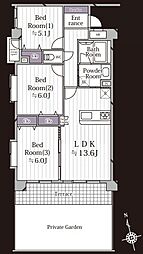 間取図画像 3LDK