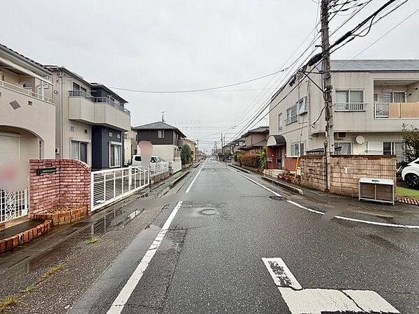 前面道路を含む現地写真