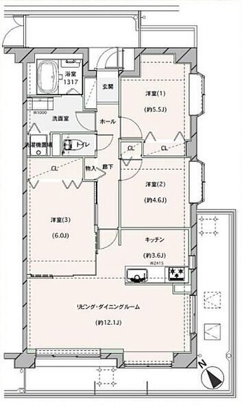 間取り：311002387394