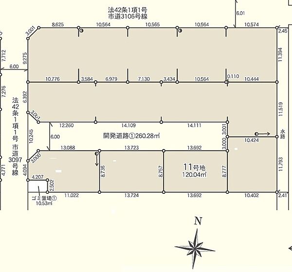 区画図：311002401101