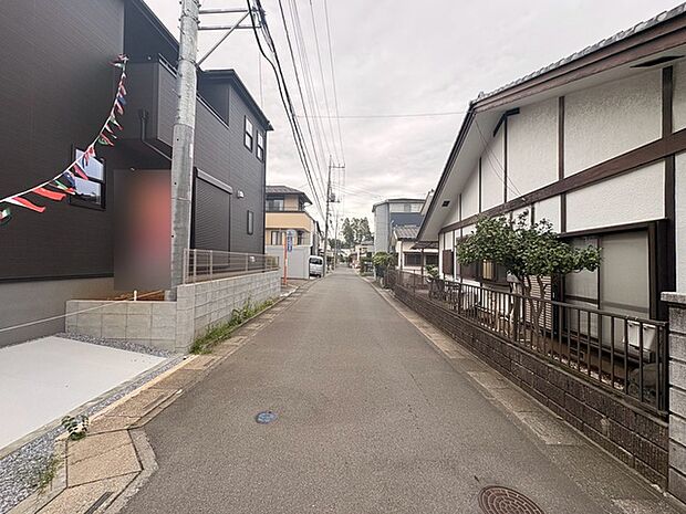 前面道路を含む現地写真