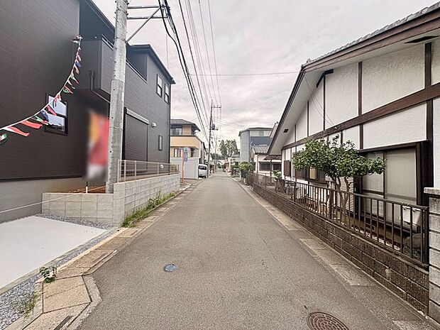 前面道路を含む現地写真