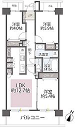 センティール浦和 3LDKの間取図画像