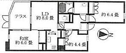 コスモ南浦和ヒルズ 3LDKの間取図画像