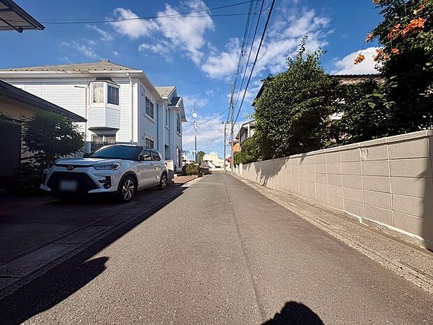 前面道路を含む現地写真