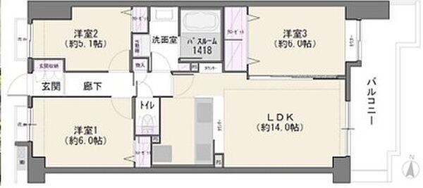 間取り：311002461374