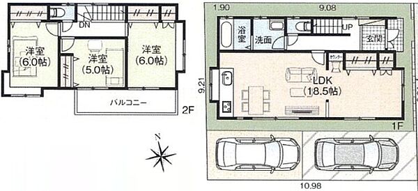 間取りを拡大表示