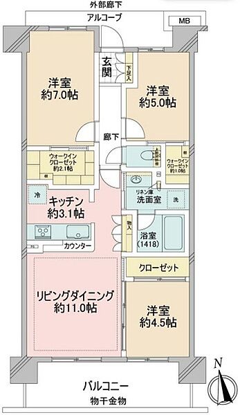 間取り：311002488528