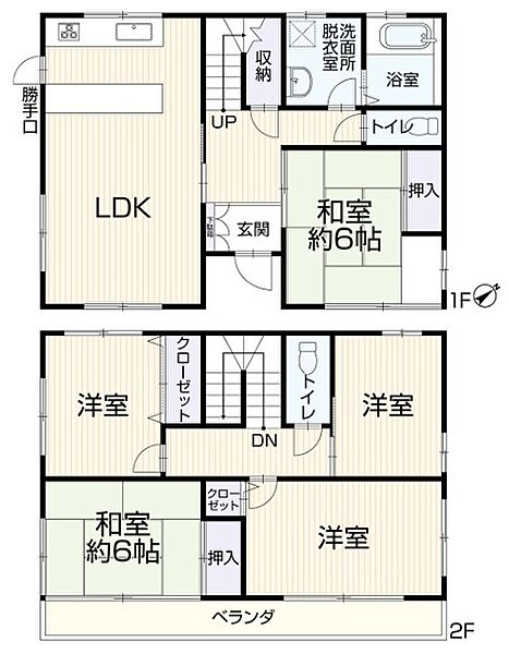 間取りを拡大表示