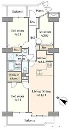 間取図画像 3LDK