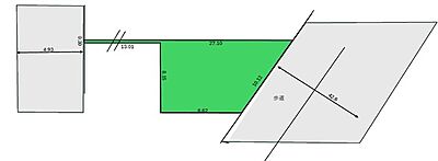 区画図：現況と相違がある場合は現況を優先させていただきます。 
