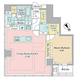 間取図画像 1LDK