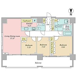 間取図画像 3LDK