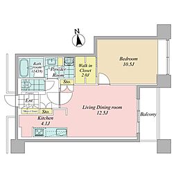 間取図画像 1LDK