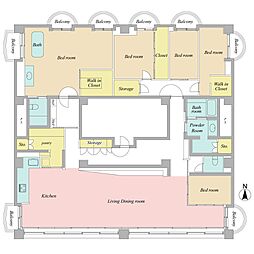間取図画像 5LDK