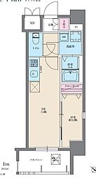 イクシオン美野島 1DKの間取図画像