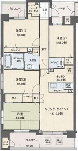 間取り：312001314506