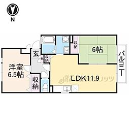 ステーブル八番 2LDKの間取図画像