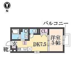 間取図画像 1DK