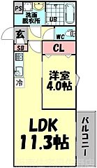 物件の間取り