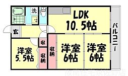 間取図画像 3LDK