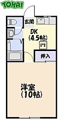 間取図画像 1DK
