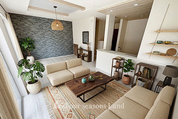 家具配置イメージは現況の物件写真にCGによる画像処理を行っています。家具等は販売価格に含まれません。
