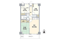 間取図画像 2SLDK