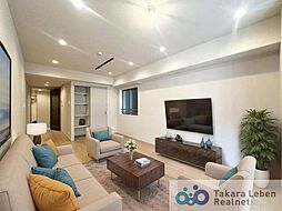 ファミール日本橋ブルー・クレール 404 3LDKのリビング/ダイニング