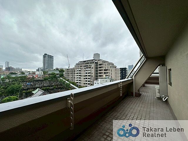 バルコニー パロス白金 8階/802