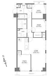 エンゼルハイム大森南 3LDKの間取図画像