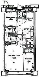 パークシティー高田馬場 3LDKの間取図画像