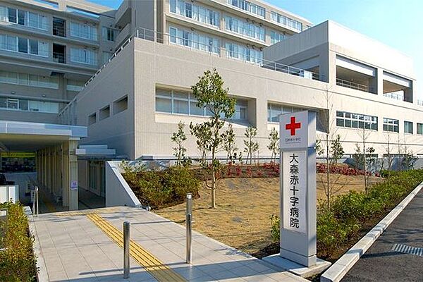 日本赤十字社東京都支部大森赤十字病院 徒歩9分。 670m