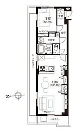 アンバサダー三軒茶屋 1LDKの間取図画像