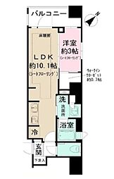 ピアース銀座レジデンス 1LDKの間取図画像
