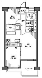 トキワパレス 2LDKの間取図画像