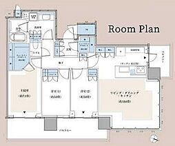 パークシティ小岩ザ・タワー 3LDKの間取図画像