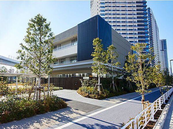 武蔵野大学附属有明こども園 徒歩3分。 200m