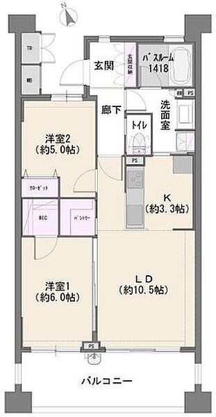 効率の良い家事同線を追求した水回り集中設計。各所に収納を設けた暮らしやすいプランです。