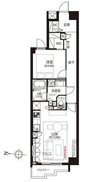 新規フルリノベーション済みの室内。大切なペットと暮らせるお部屋です（細則有）