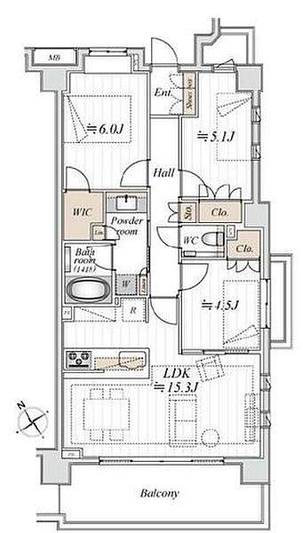 5階・南東角部屋の3LDK。2面採光の明るく風通し良いリビング。リフォームで綺麗に一新の住空間です。