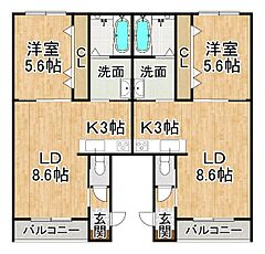 物件の間取り