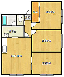 間取図画像 3LDK