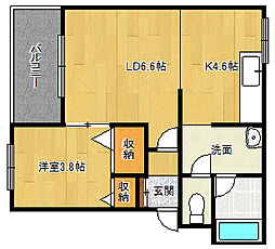 間取図画像 1LDK