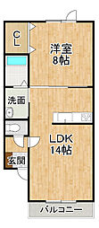 間取図画像 1LDK