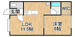 間取図画像 1LDK