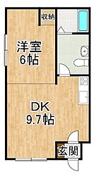 間取図画像 1DK