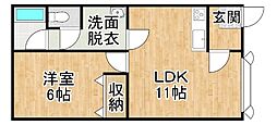 間取図画像 1LDK