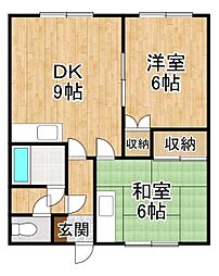 間取図画像 2DK