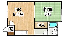 間取図画像 1DK